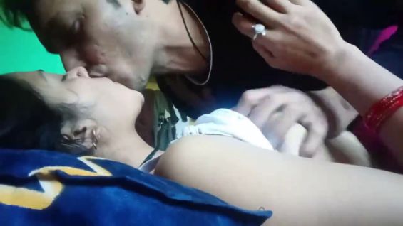 Cute Girl Kissing and Boob Pressing HD