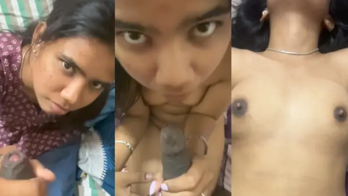 Cute Tamil Teen College GF First Time Blowjob HD